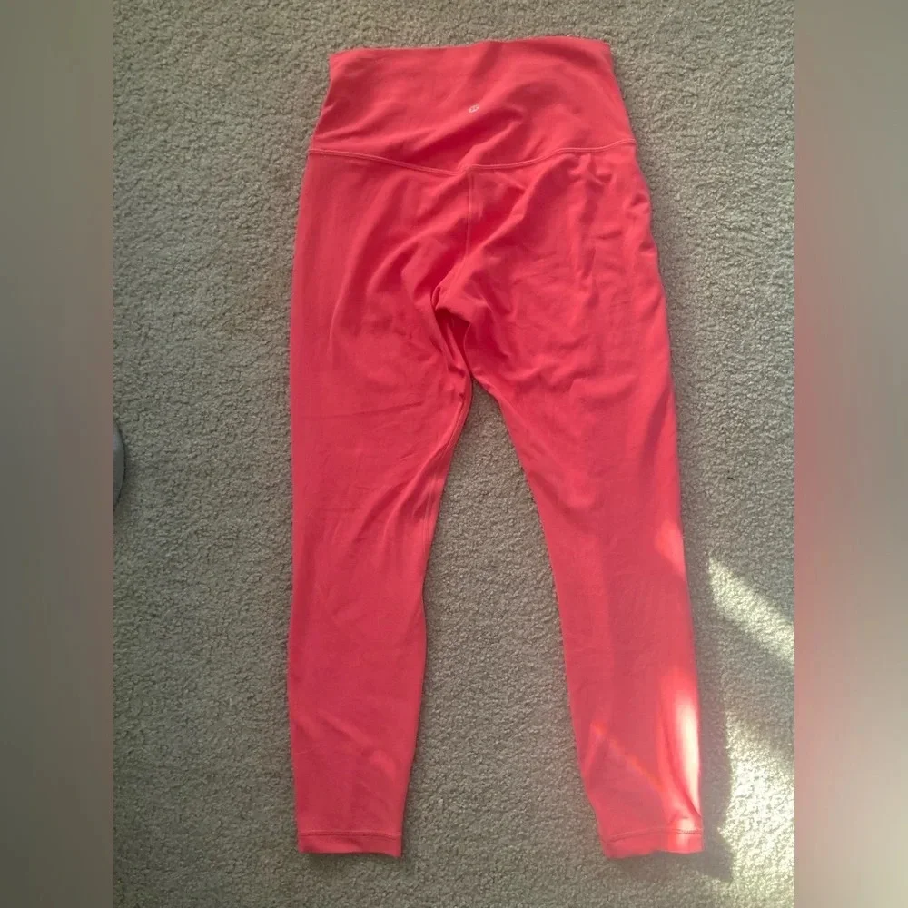 Lululemon Align High Rise Pant 25” Inseam Size 8 Pale Raspberry Nulu